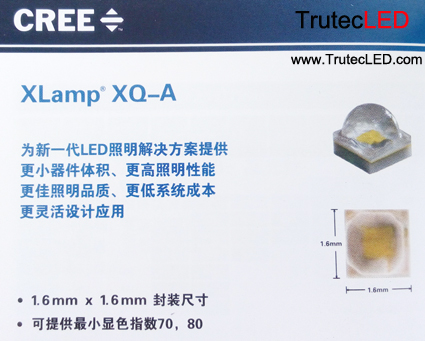 XLamp XQ-A LED chips- TrutecLED Light sources
